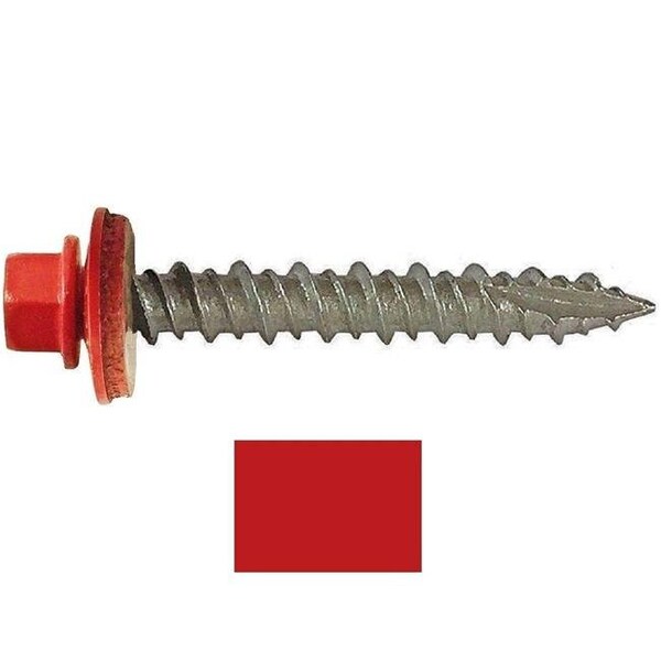 Hillman Self-Drilling Screw, #10, 2-1/2 in, Steel Flange Hex Head External Hex Drive 250497 - main
